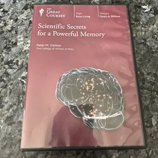 The Great Courses: Scientific Secrets For A Powerful Memory (2012, DVD)