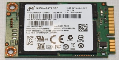Micron M500 mSATA SSD 120GB SATA 6Gb/s SED MTFDDAT120MAV Tested