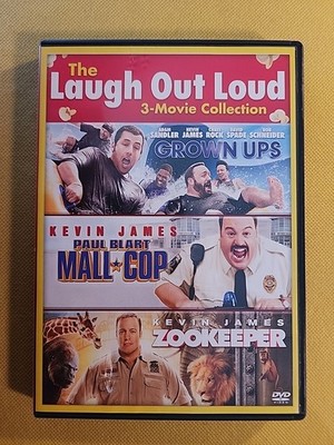 The Laugh Out Loud 3-Movie Collection Grown Ups Paul Blart Zookeeper Kevin James