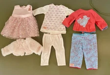 Doll Clothes 18" Lot Fancy Dress Outfit Jacket Fits American Girl Our Generation