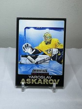 2023-24 Upper Deck Credentials Pro Visions Yaroslav Askarov #5 of 10 SP