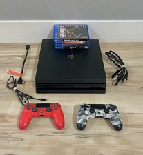 Sony PlayStation 4 Pro 1TB Console Bundle Controllers  4 Games - Tested