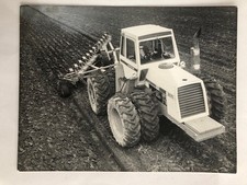 Case 2670 David Brown Tractor Photo With 12 Furrow Plough Original Press Photo
