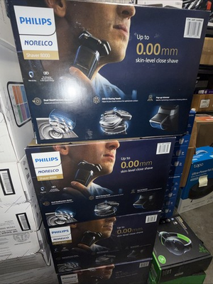 #ad Philips Shaver 8000 Electric Shaver With SenseIQ Technology Black open Box $74.99
