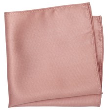 Solid Rose Gold Pocket Square for Men