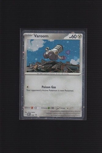 Varoom SVP 026 Scarlet & Violet Black Star Promo Cosmos Holo Pokemon TCG Card NM