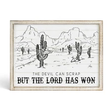 Bohemian Western Wall Decor, Artistic Cowboy Prints, Square Wall Pediments fo...