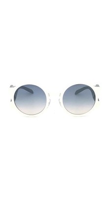 Prada PR 13US YEB5R0 54mm White Grey w/Blue Gradient Lenses  display picture 1