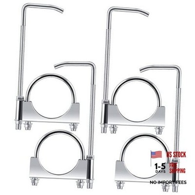 Pcs Universal Exhaust Clamp with Hanger, Made of Heavy-Duty Clamp with 3 Inch 2