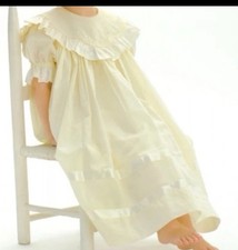 Strasburg Heirloom Collection Girl  s Pale Yellow Cotton Dress Sz 6