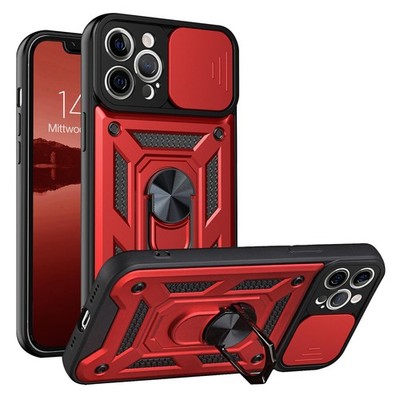 Handy Hülle für Apple iPhone 12 Pro Handyhülle Schutz Case Cover Rot