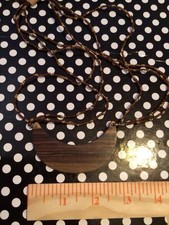 Wood and beaded brown color, statement necklace