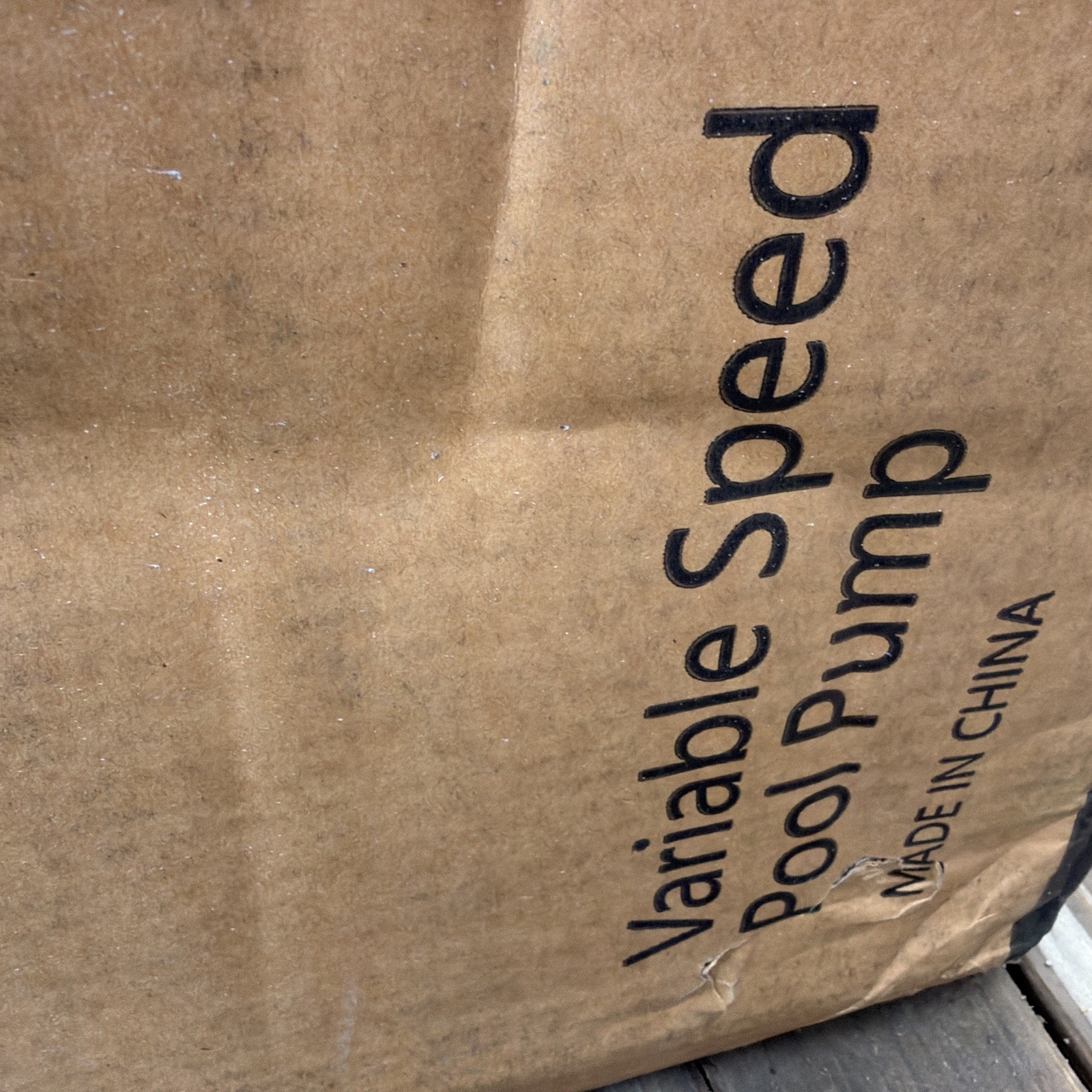 variable speed pool pump