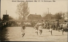 Sheboygan, Wisconsin WI School Exercises, Field Meet 27, 1910 Convention RPPC