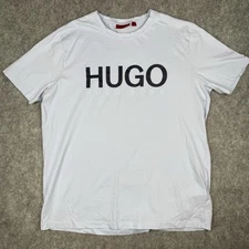 Hugo Boss Men’s T Shirt Short Sleeve Crew Neck Red Label Size XL Extra Large 