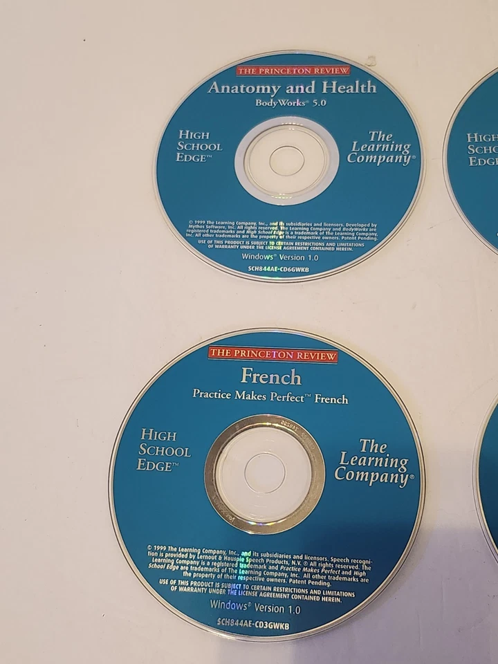 The Princeton Review High School Edge 7 CD ROM Set Homeschool Aide  Foto 2 de 4