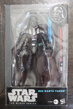 Star Wars Black Series  02 Darth Vader  Blue Line  6 Inch Figure 2014