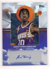 2025-26 Topps Basketball RASHEER FLEMING Contemporary Marks Rookie Auto #CM-RF