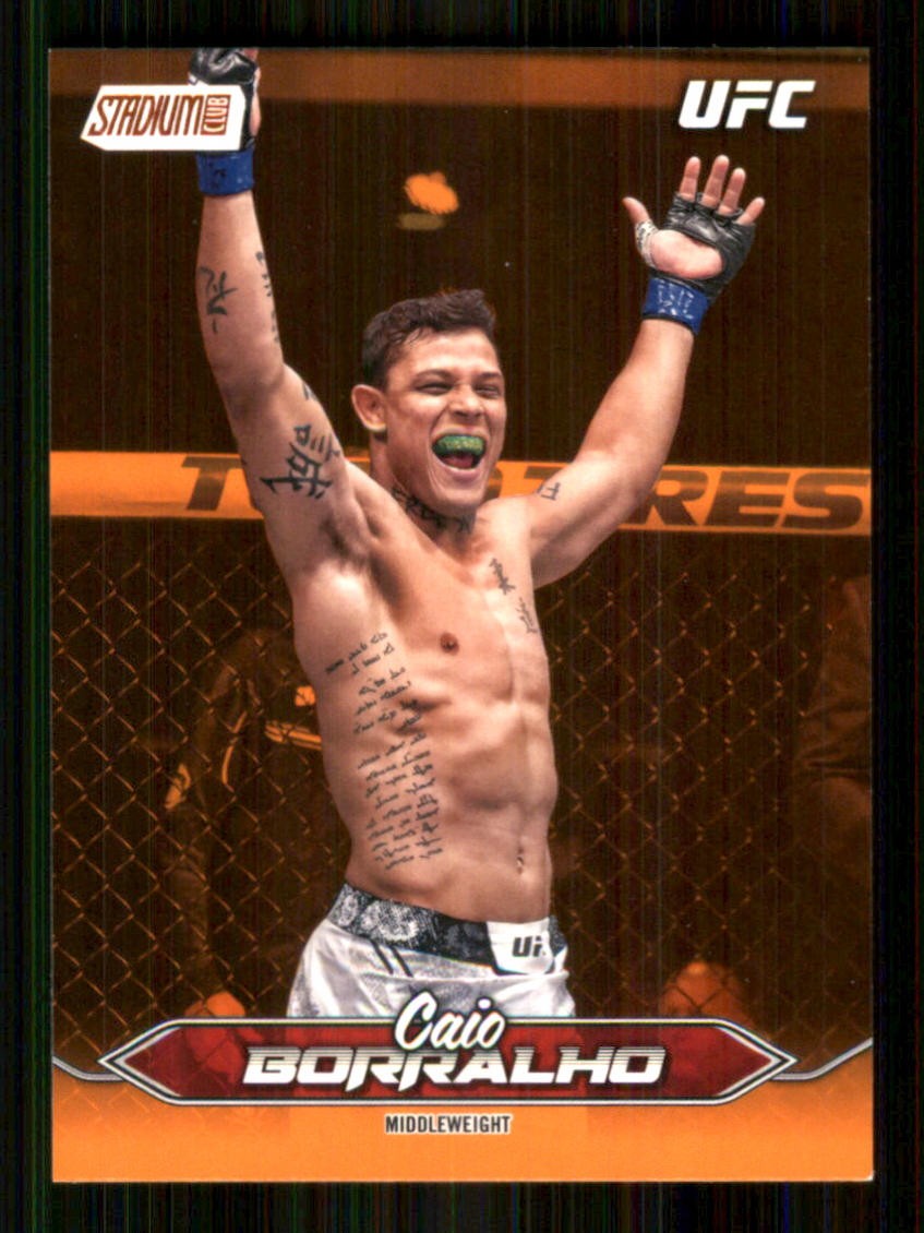 2025 Stadium Club UFC Orange Foil #98 Caio Borralho 8318