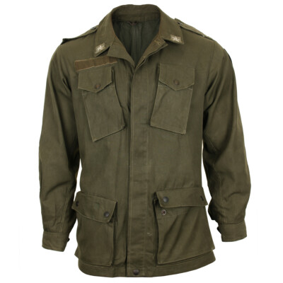 olive green canvas jacket