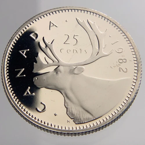 1982 Canada 25 Cents — photo from the most recent tracked eBay sale