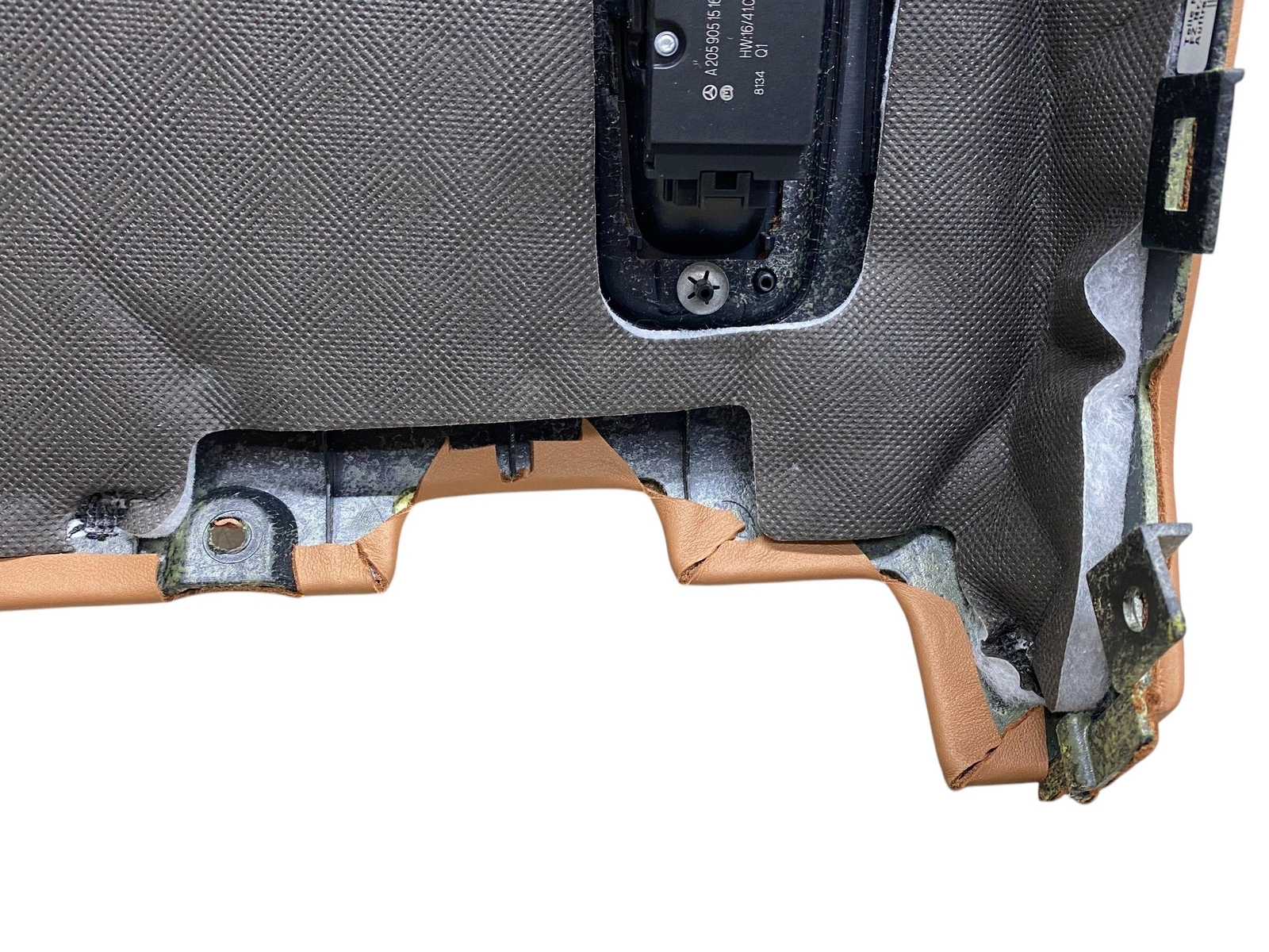 2017-2023 ASTON MARTIN DB11 LEFT DRIVER KNEE BOLSTER W/ PARKING BRAKE SWITCH