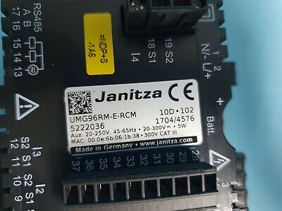 Janitza Module UMG 96-PA-RCM-EL 5232010 - JA900119