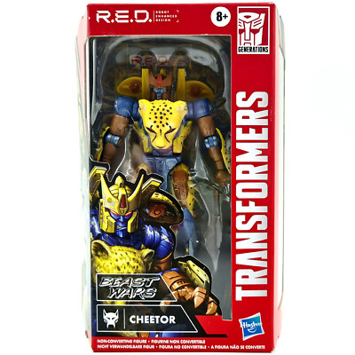CHEETOR FIGURE 2020 TRANSFORMERS BEAST WARS GENERATIONS R.E.D HASBRO NEU OVP RED