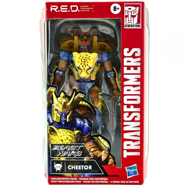 Cheetor Figure 2020 Transformers Beast Wars Generations R.E.D Hasbro Neu Ovp Red-image