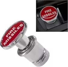 Car Cigarette Lighter Plug, Fire Missiles Button Cigarette Lighter Replacement 