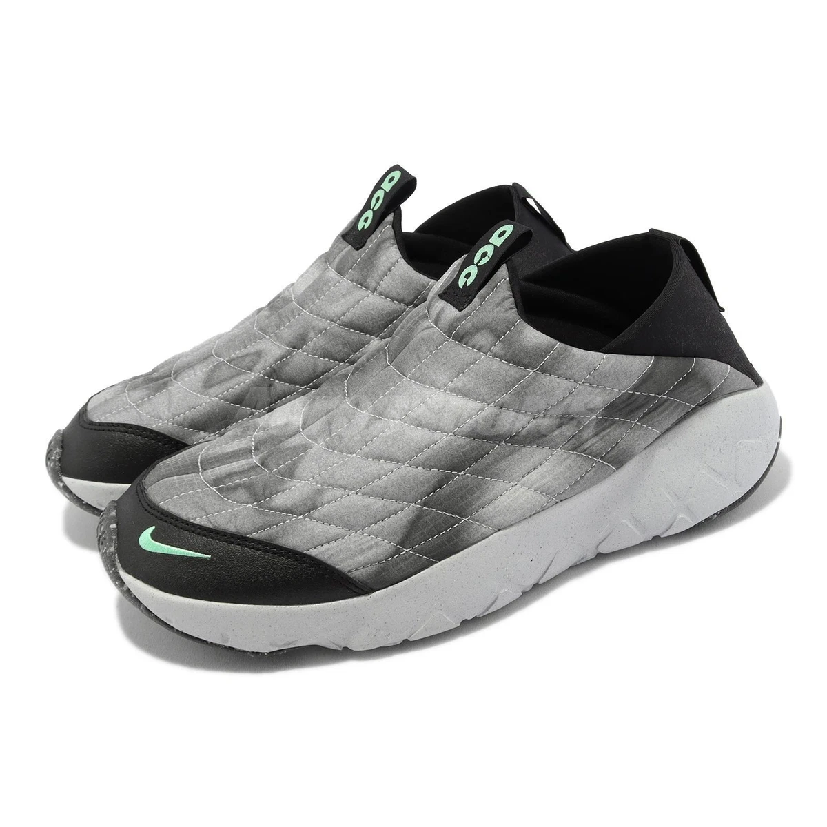 Nike ACG MOC 3.5 SE Black Green Glow Pure Platinum Men Casual Shoes DX4291-001