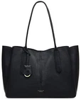 $348. Radley London Leather Hillgate Place Extra Large Shoulder Tote Black  Gold