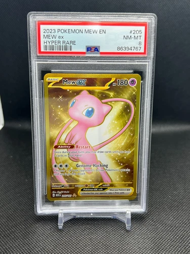 PSA 8 Mew Ex Gold Secret Rare - 205/165 - Pokémon 151