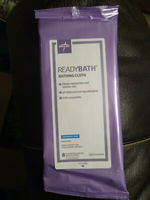 #ad #ad Medline Ready Bath Bathing Cloth 8 pack Fragrance Free Hypoallergenic $8.97
