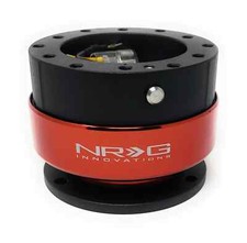 Nrg Innovations Rare Gen 2 Quick Release Black Body Red Ring - Srk-200bk-rd