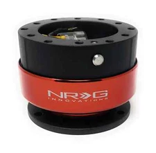 NRG Innovations RARE Gen 2 Quick Release Black Body / Red Ring - SRK-200BK-RD