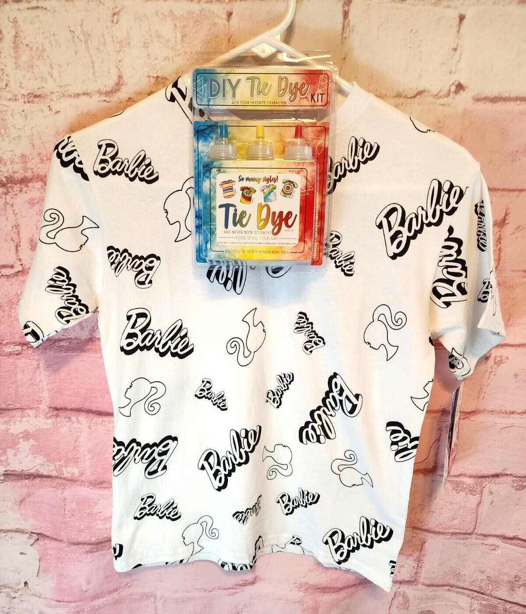 Jerry Leigh DIY Tie Dye Kit Barbie T-Shirt Girls XL