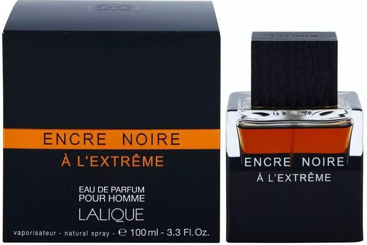 Encre Noire A L extreme by Lalique Cologne for Men EDP 3.3 3.4
