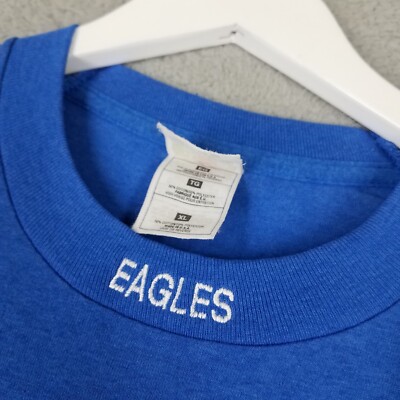 Vintage Fruit Of The Loom Shirt Adult XL Blue WH Eagles Baseball