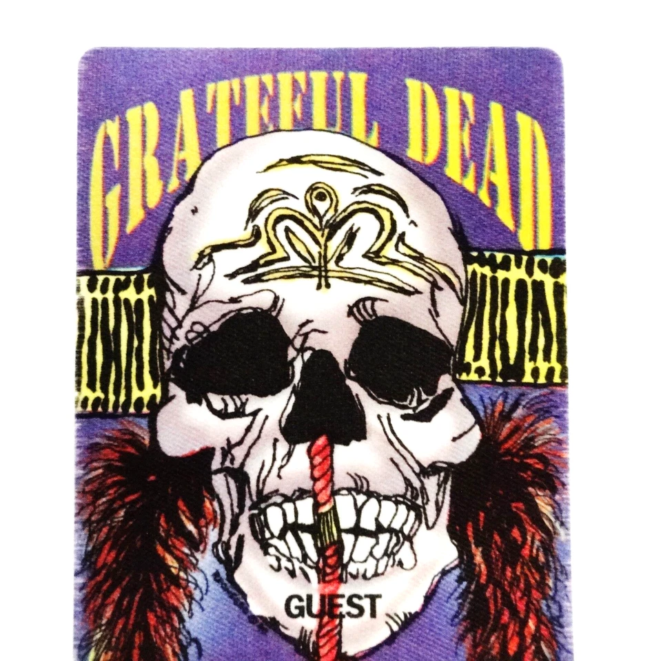 Grateful Dead Backstage Pass Charlotte North Carolina NC 3/22/95 3/22/1995 Skull - Image 3 of 4