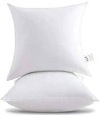 Oubonun 18 x 18 Pillow Inserts (Set of 2) - Throw Pillow Inserts with 100%