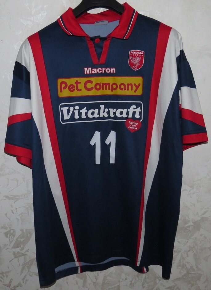MAGLIA SHIRT JERSEY MAILLOT TRIKOT PALLAVOLO VOLLEY PERUGIA UMBRIA