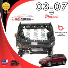 03-07 NISSAN MURANO DRIVER SEAT TRACK FRAME W/ MOTORS &  MEMORY SEAT TRACK re