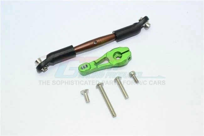 GPM TRX416025ST ALU SERVO HORN W/ STEERING LINK FOR TRAXXAS 1/10 4WD TRX-4 TRX-6 - Image 4 of 4