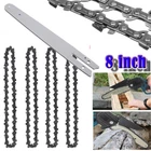 8 inch 45DL/48DL Chainsaw Saw Chain Blade 1/4" Gauge Cutter Woodworking Tool