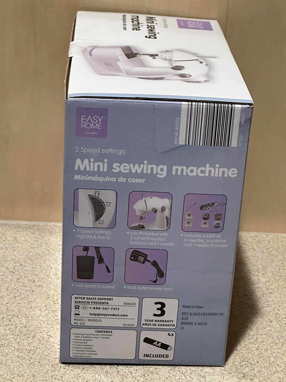Easy Home 2-Speed Mini Sewing Machine MS201 - New Unopened Box | eBay