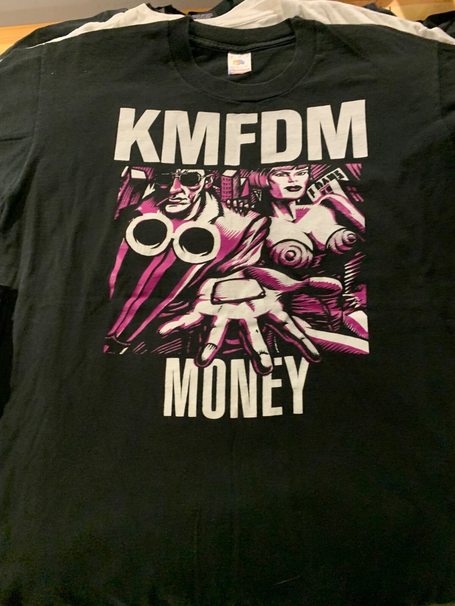 KMFDM vintage money tour t shirt XL nine inch nails Ministry 