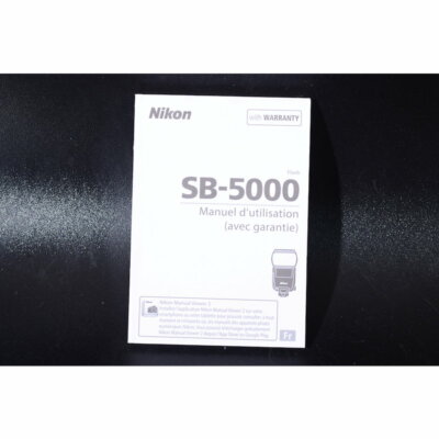 Nikon Speedlight SB-5000 AF Mode d'Emploi - Anleitung - Gebrauchsanweisung - FR 