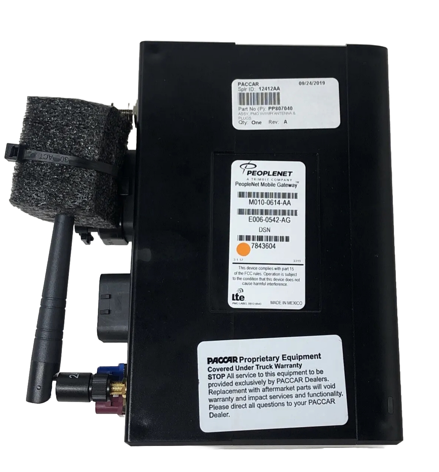 Pana Pacific Paccar PP807040 Module Assembly, PMG with Wifi, Antenna, and Plugs