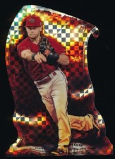 CHRIS OWINGS 2014 BOWMAN CHROME FIRE DIE-CUT X-FRACTORS 22/25 *DIAMONDBACKS*